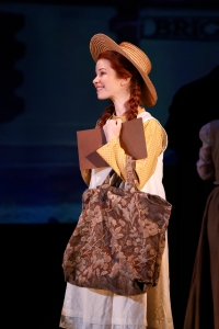 Alison Woods made her New York debut as Anne Shirley in BEND IN THE ROAD: The Anne of Green Gables Musical. Written by Benita Scheckel and Michael Upward. Based on Anne of Green Gables by L. M. Montgomery. Photo by Carol Rosegg © 2013 134 West, LLC